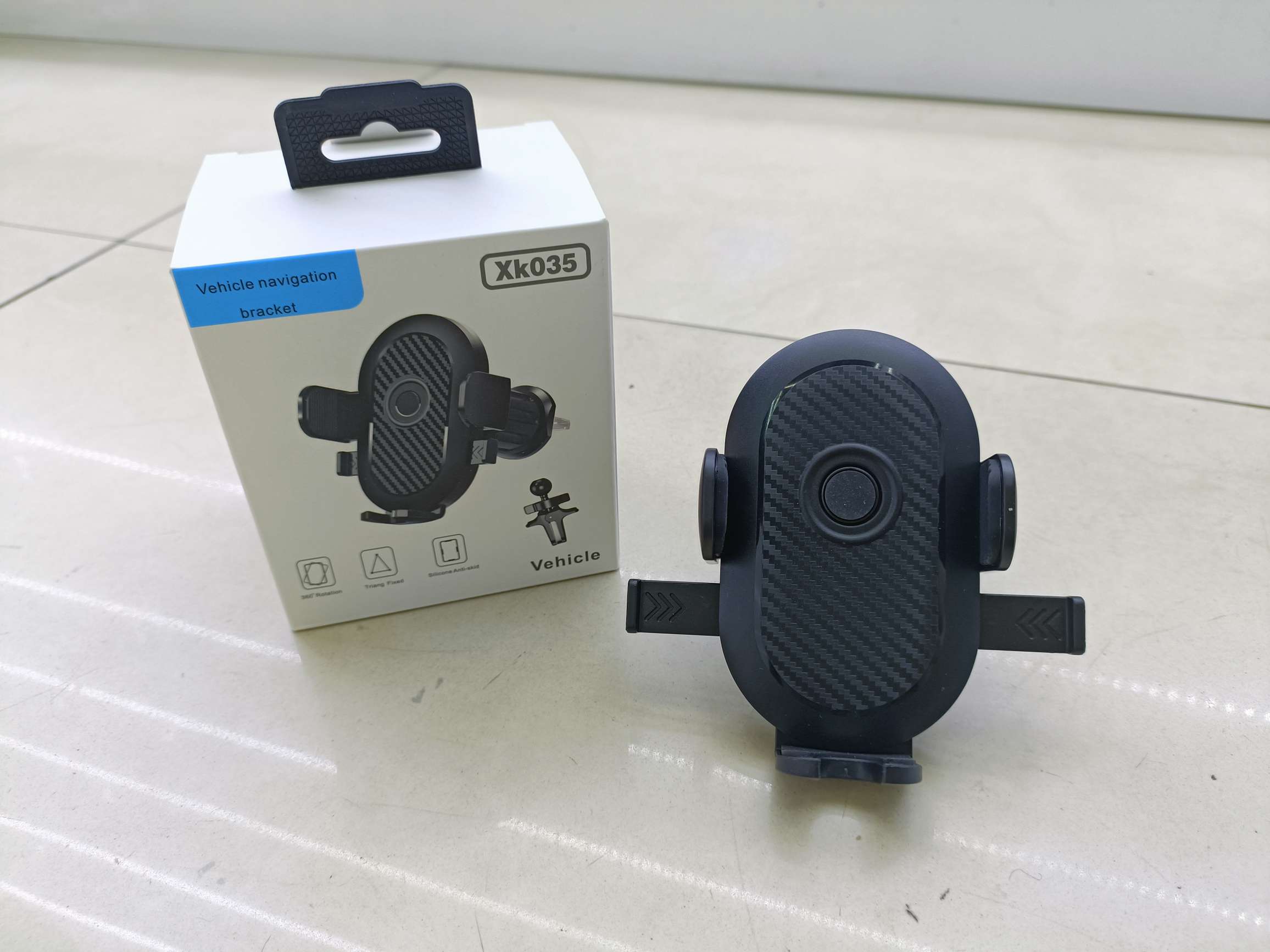 亚克力拉丝纹/条纹自动锁夹头/碳纤维自动锁夹头出/拉丝纹夹头出风口倒钩支架 出风口车载手机支架 出风口支架详情图16