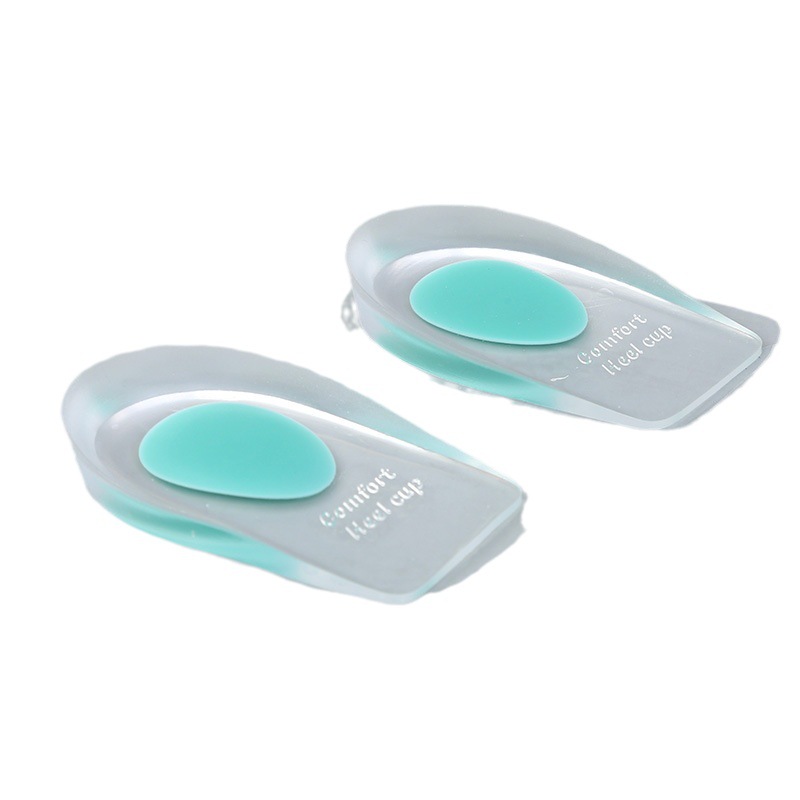 减震缓压/硅胶后跟/柔软舒适/防滑贴合/材质柔软/缓解足部/疲劳减轻.白底实物图