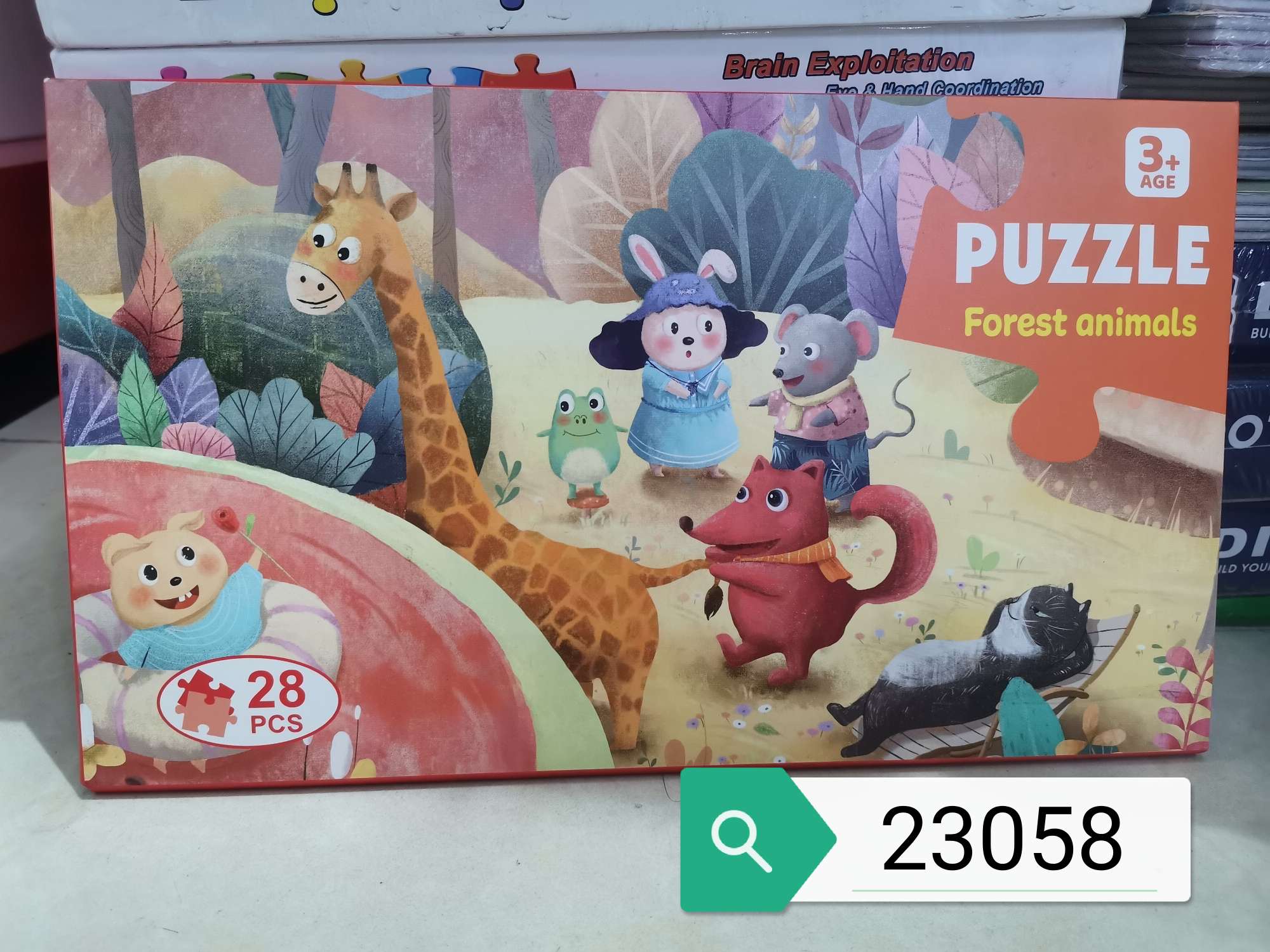 28-piece flat educational children's jigsaw puzzle promotional gift