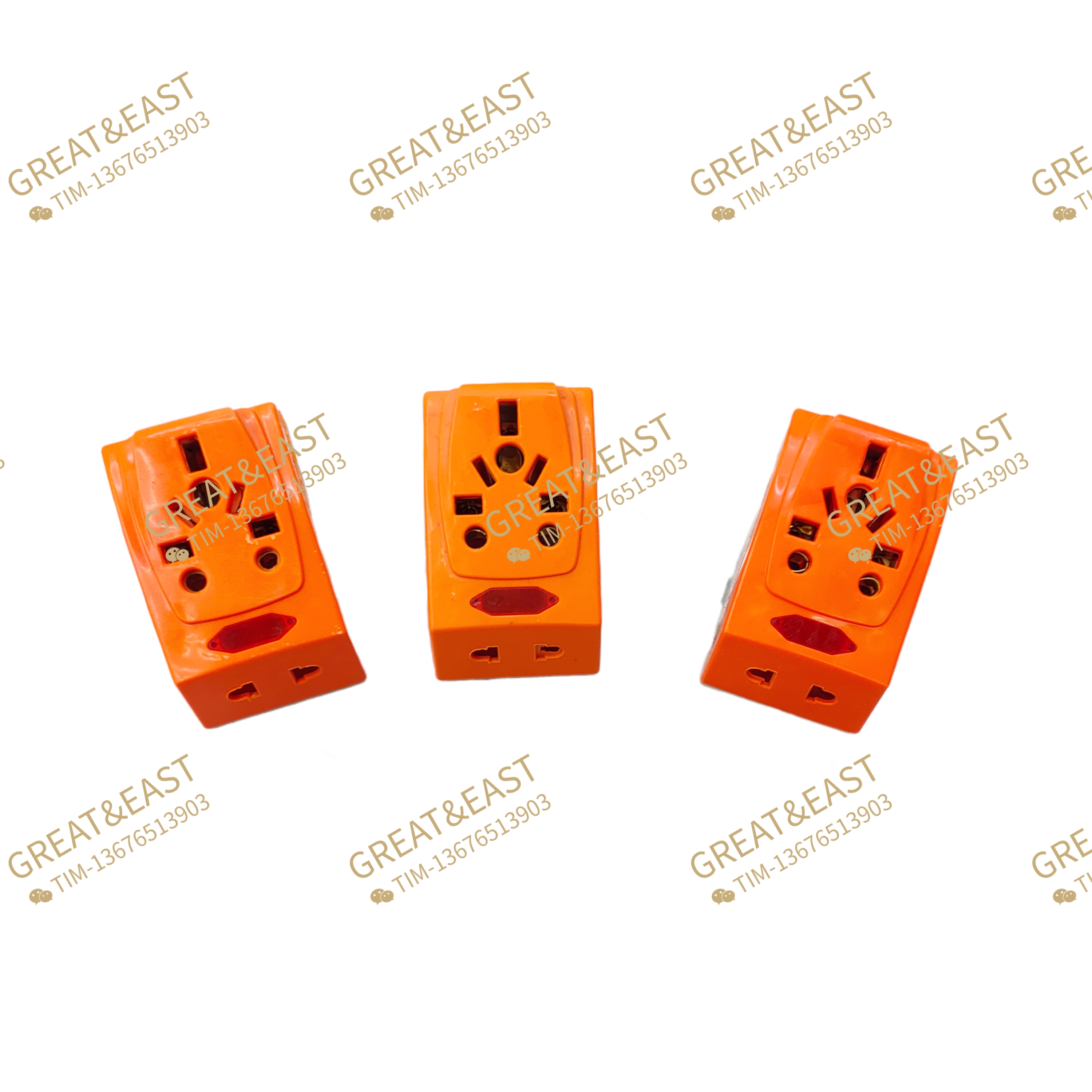 British plastic + ceramic conversion plug for electrical products