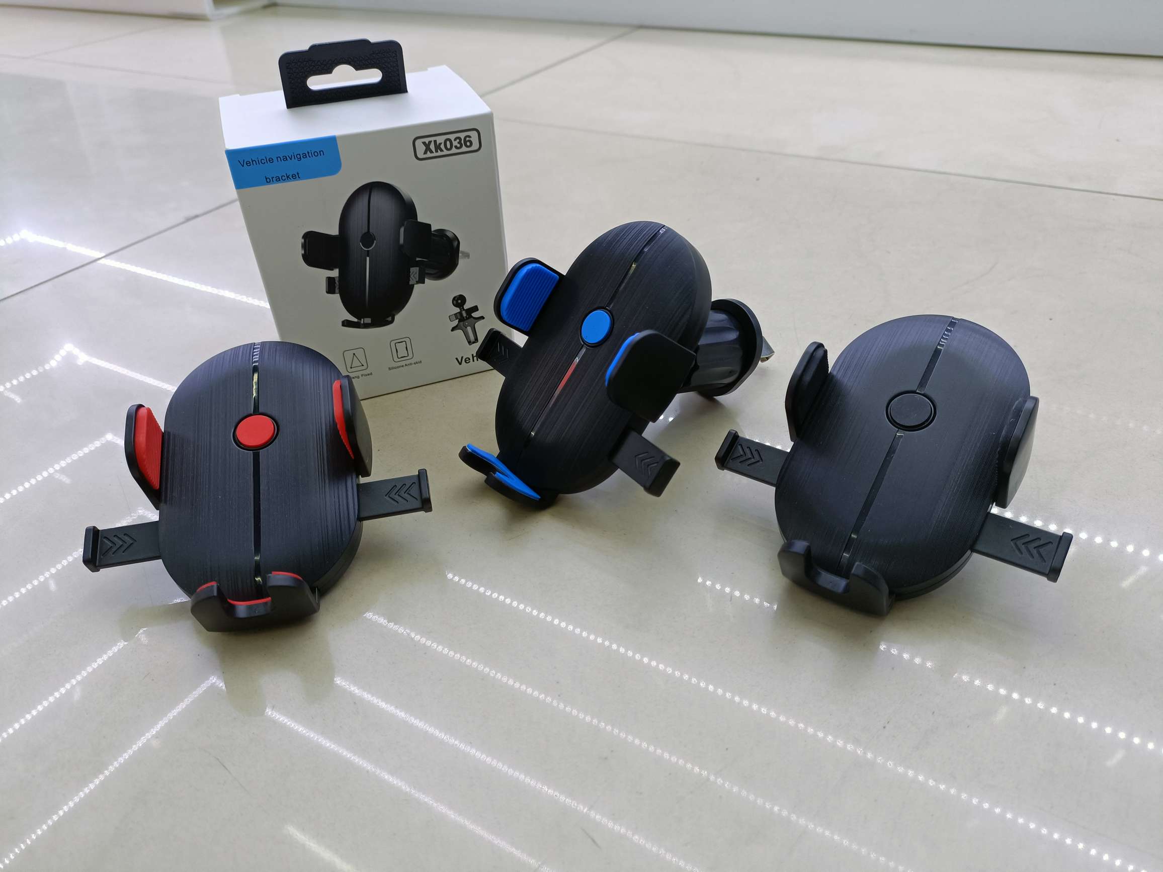 亚克力拉丝纹/条纹自动锁夹头/碳纤维自动锁夹头出/拉丝纹夹头出风口倒钩支架 出风口车载手机支架 出风口支架详情图20