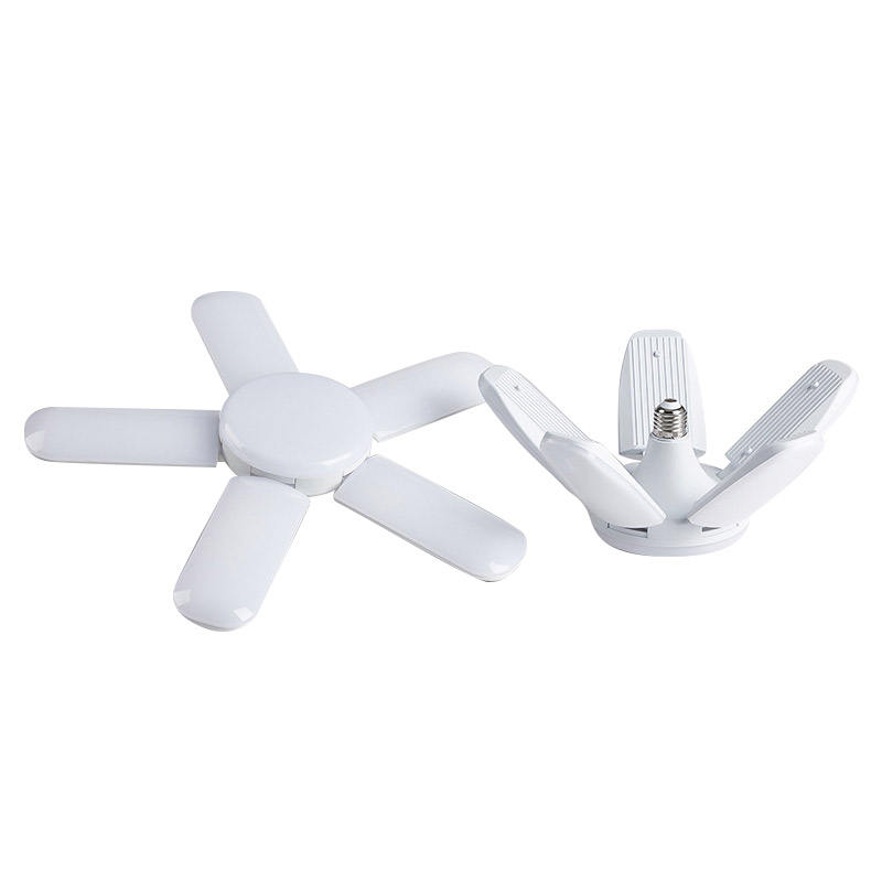 Hot-selling folding lamp 4+1 leaf lamp, four-leaf lamp, three-leaf lamp, two-leaf lamp, LED bulb, high-brightness energy-saving indoor lighting lamp Specification image