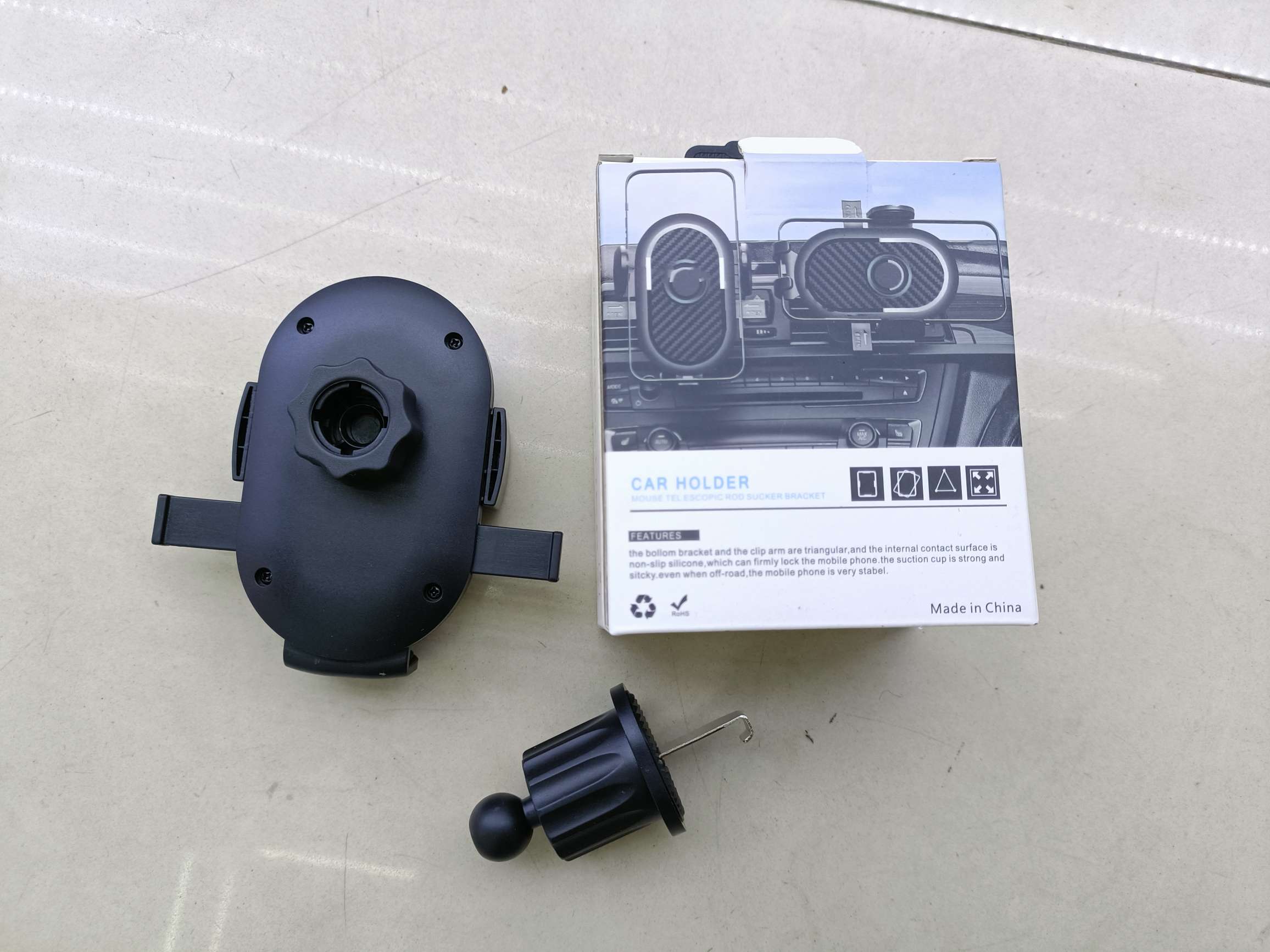 亚克力拉丝纹/条纹自动锁夹头/碳纤维自动锁夹头出/拉丝纹夹头出风口倒钩支架 出风口车载手机支架 出风口支架详情图15