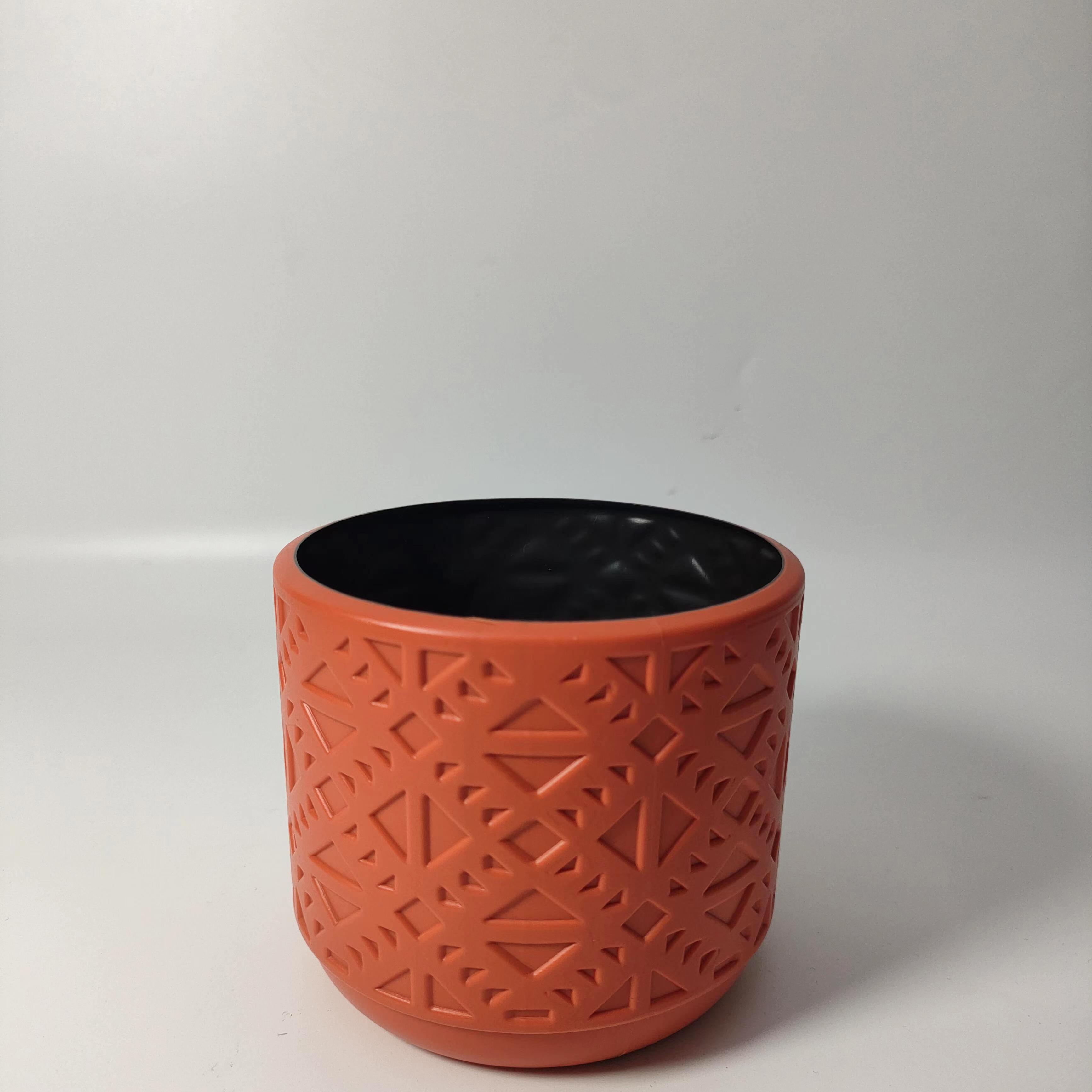 New creative Nordic-style home dry and wet flower arrangement containers, plastic hydroponic vases, imitation porcelain and glaze succulent flower POTS Specification image