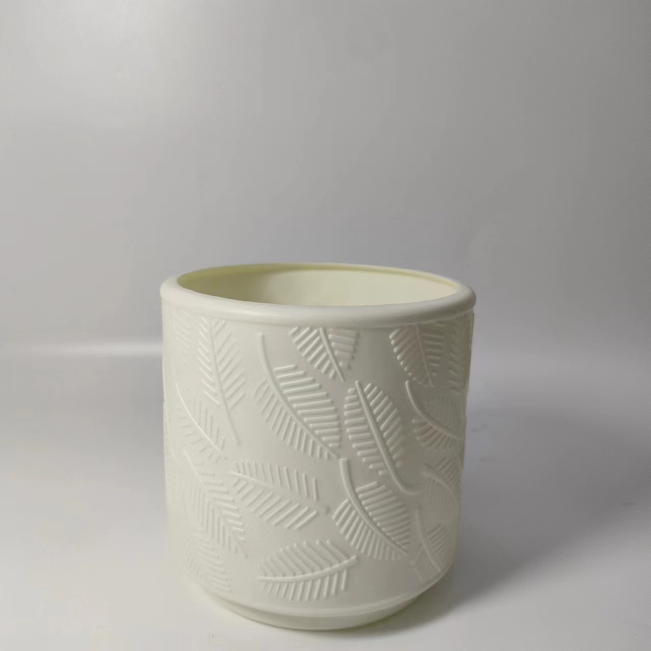 北欧手工花盆孤品 浮雕冰裂釉尾单陶瓷设计师蝴蝶兰绿植花器