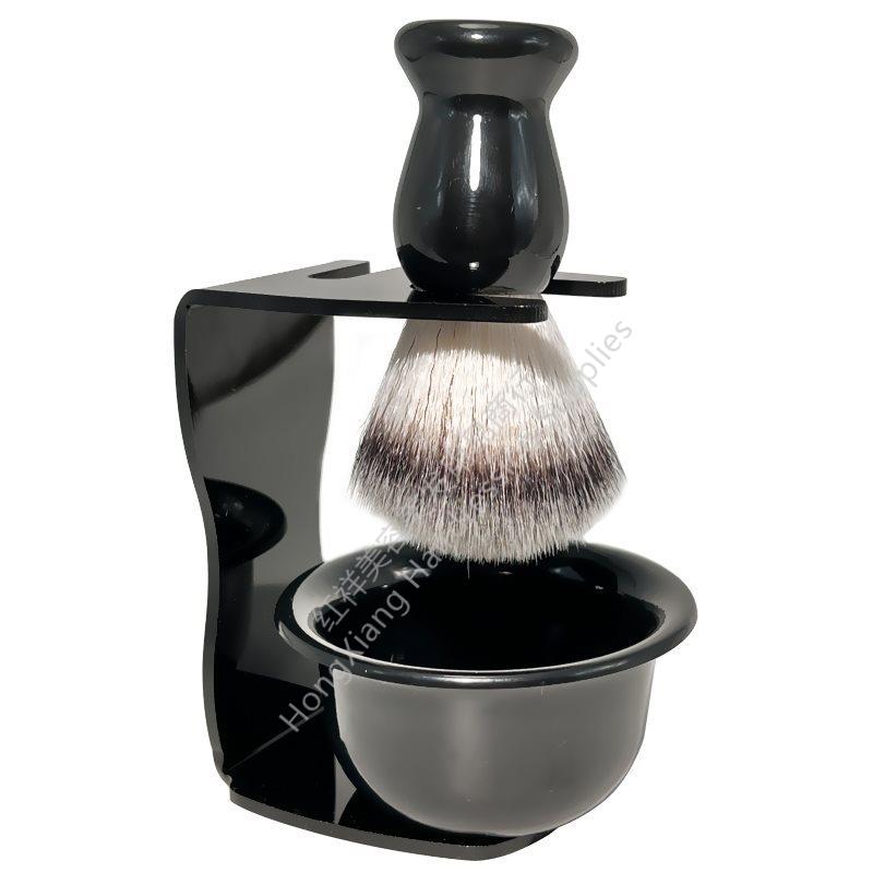 Bristle shaving brush Cross-border set for Men Foam Shaving brush Soap Bowl Blister knife holder Wholesale razors