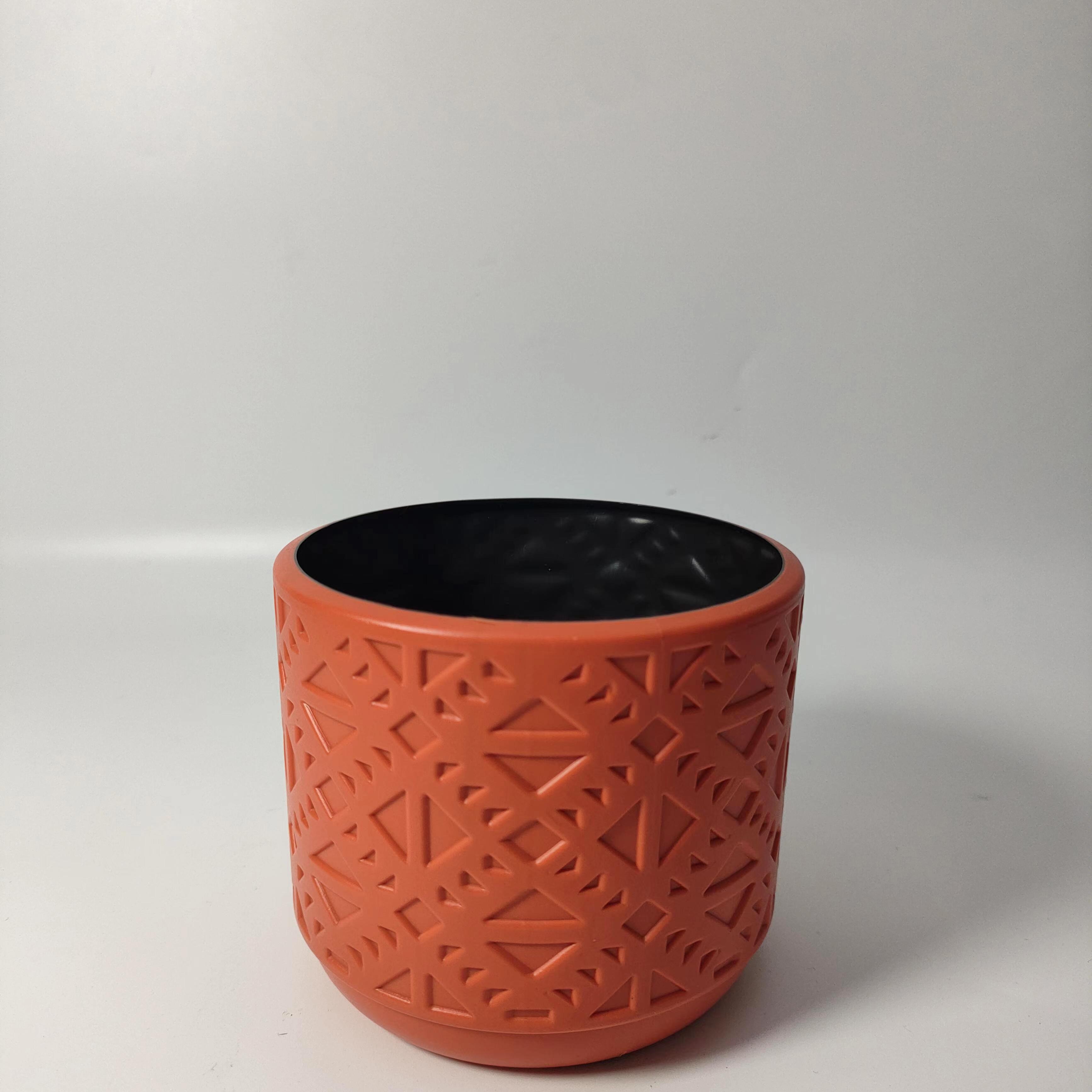 New creative Nordic-style home dry and wet flower arrangement containers, plastic hydroponic vases, imitation porcelain and glaze succulent flower POTS details Picture