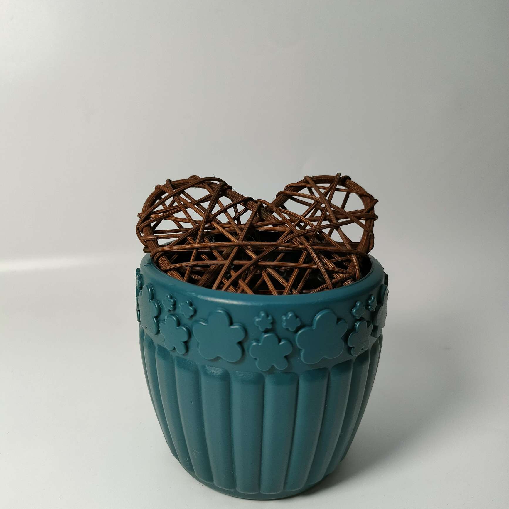 Plastic vases, Nordic style creative imitation glaze vases, home decoration items, dry and wet vases, light luxury anti-drop decorative decorations details Picture