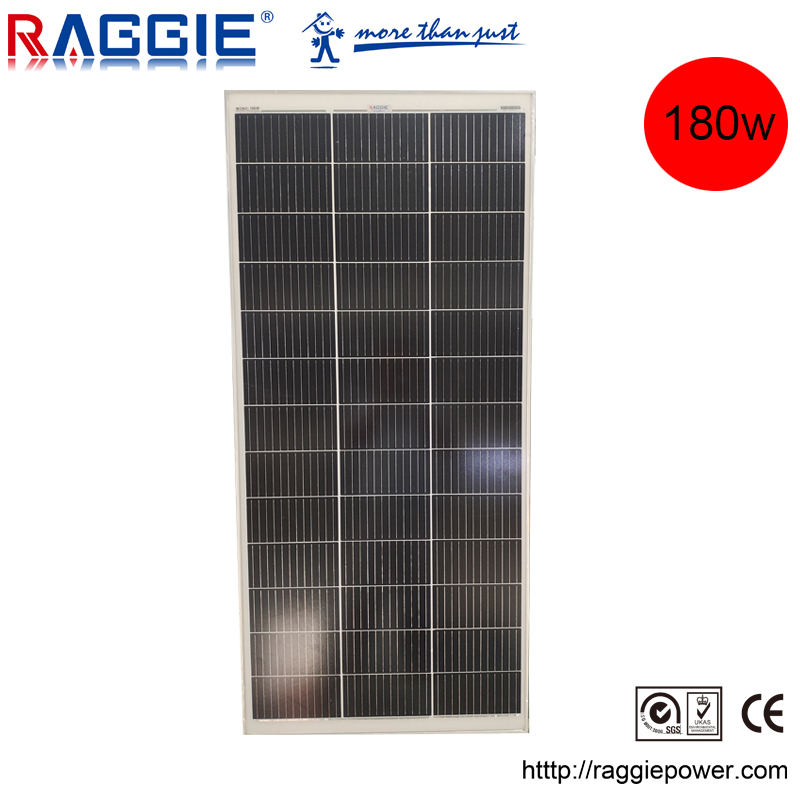 RAGGIE 单晶180W太阳能光伏组件电池板高效率绿色环保