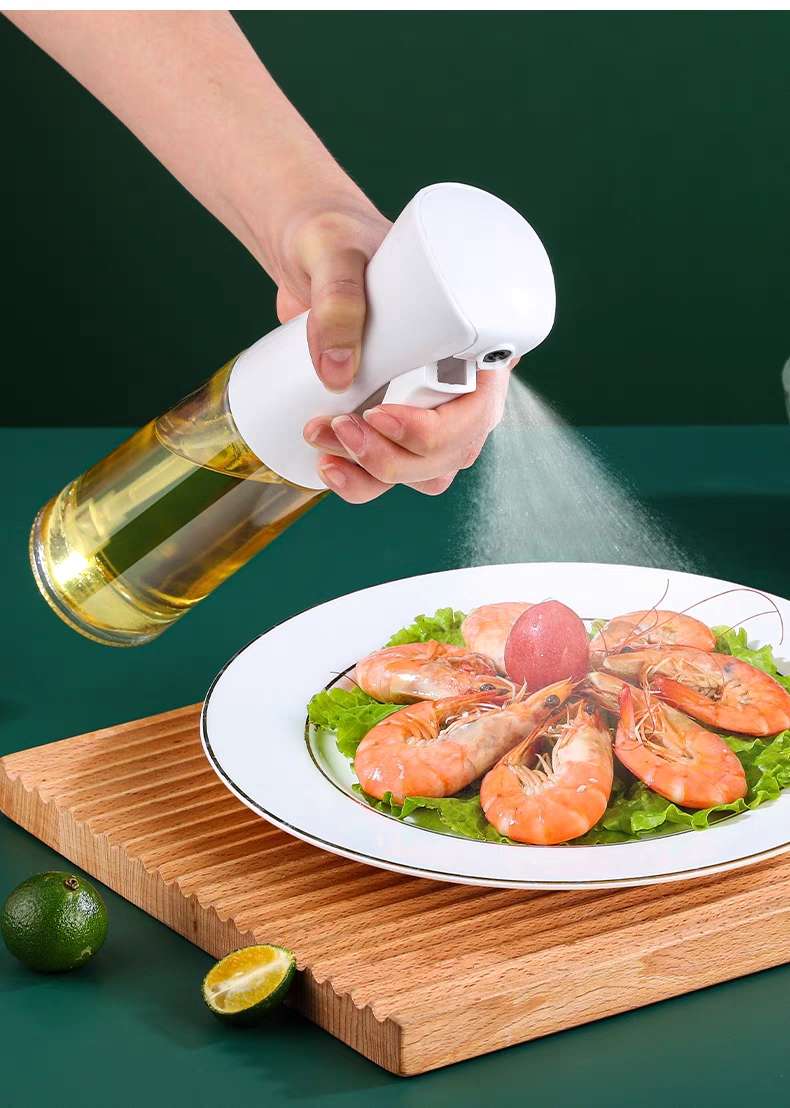 家用喷油壶喷雾化玻璃喷油瓶橄榄油食用油厨房烧烤空气炸锅油喷壶详情图19