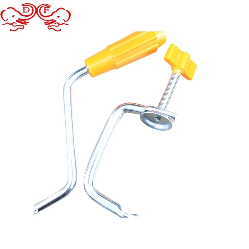 DF68089 Stainless steel Noodle machine, manual noodle machine, stainless steel small hand-cranked noodle press, household noodle rolling machine, kitchen, hotel, restaurant, DF Trading House Specification image