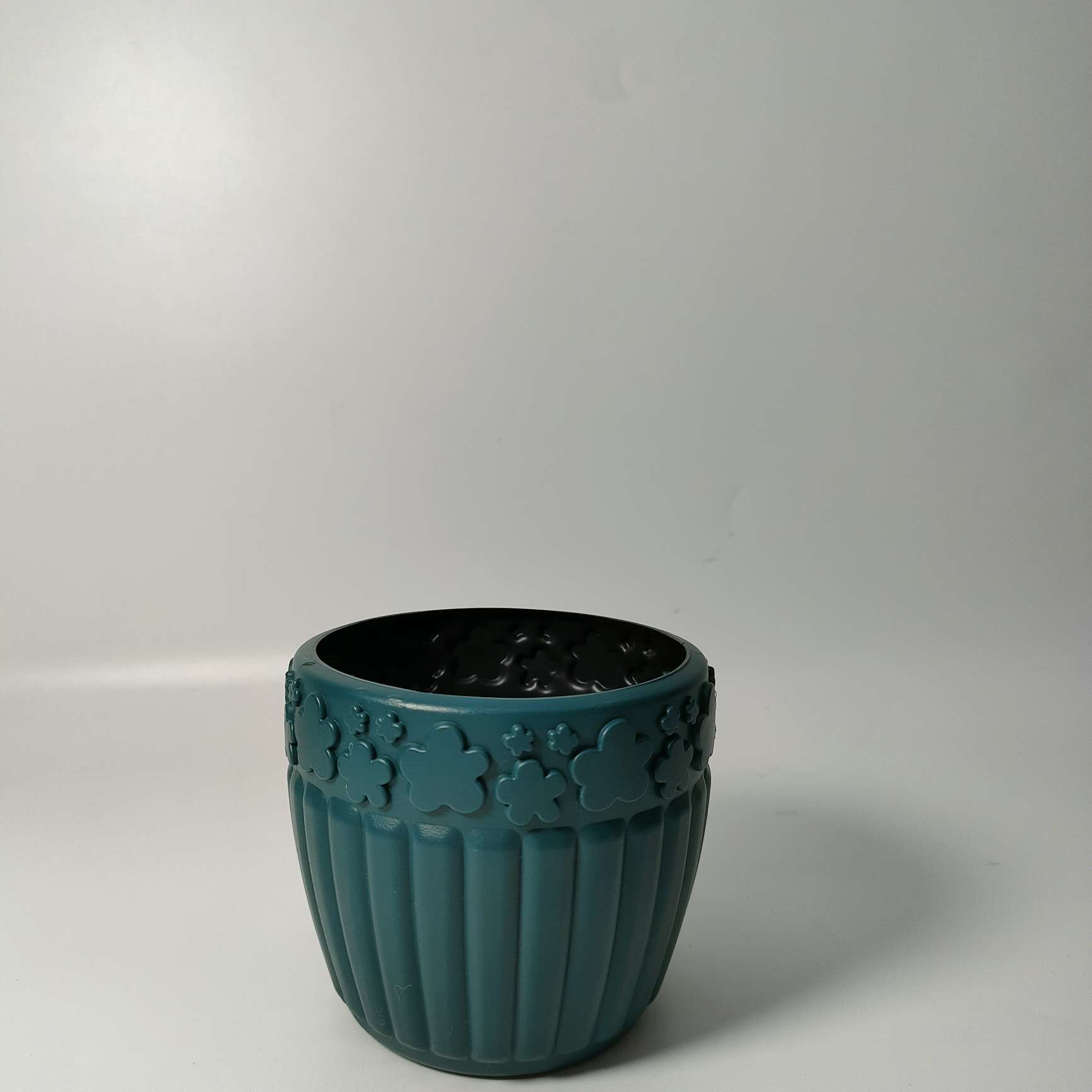 Plastic vases, Nordic style creative imitation glaze vases, home decoration items, dry and wet vases, light luxury anti-drop decorative decorations Item Picture