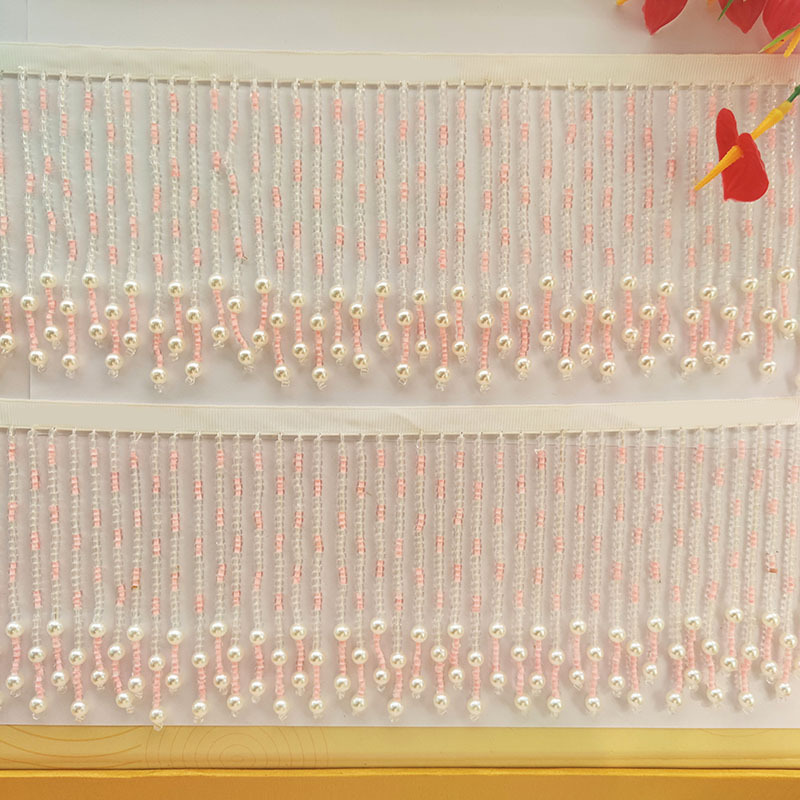 10CM wide double bubble beads, pink, black, gold and white four-color bubble beads falling randomly, 11CM conical hat, tassel lamp, skirt, curtain, Hanfu accessories pic 7