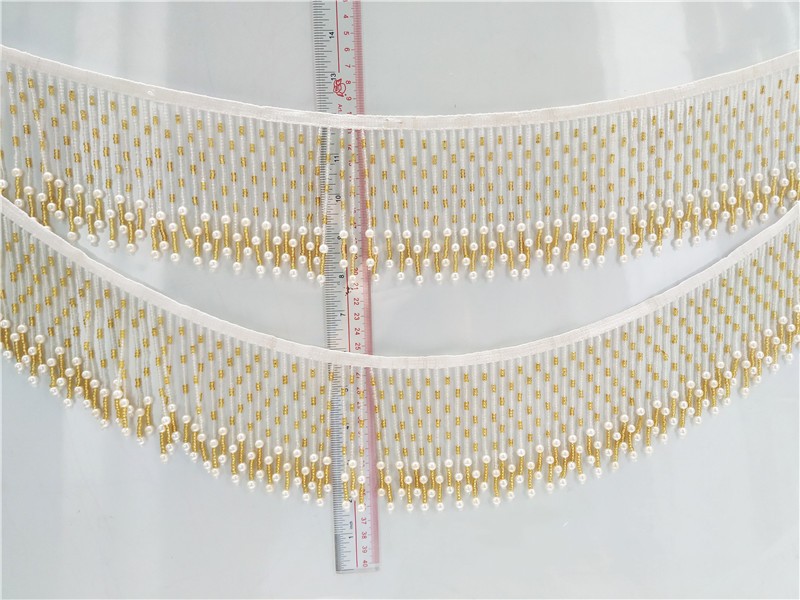 10CM wide double bubble beads, pink, black, gold and white four-color bubble beads falling randomly, 11CM conical hat, tassel lamp, skirt, curtain, Hanfu accessories pic 9