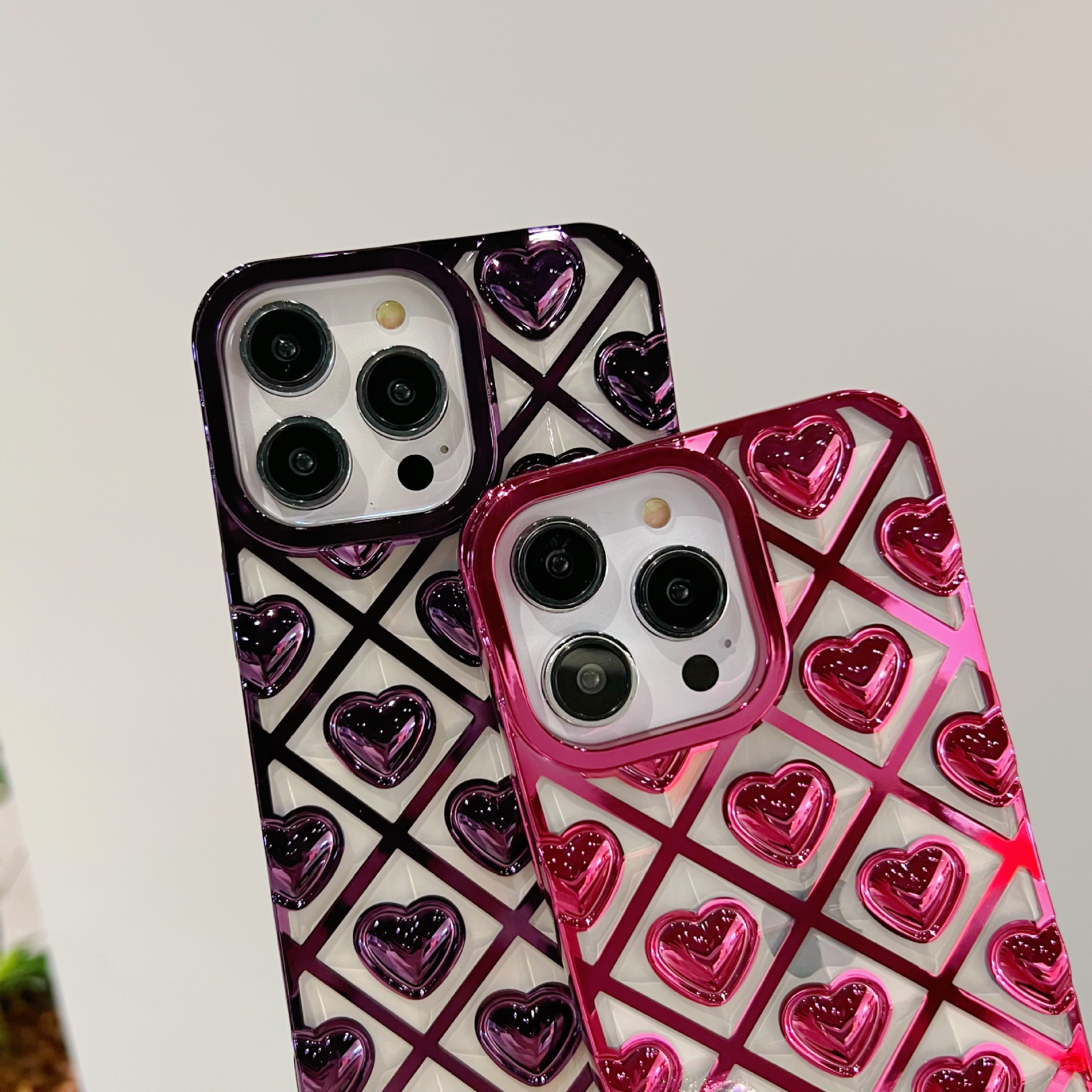 Galvanoplastia stereo linger love tpu caso de teléfono Application Scenario