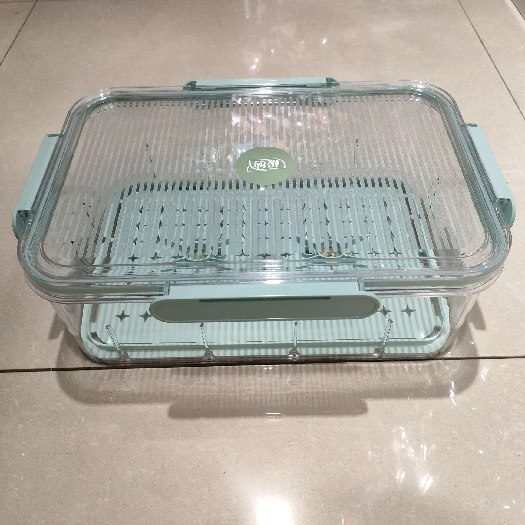 Refrigerator storage box, food-grade sealed preservation box, kitchen organization, fruit, vegetable and egg storage box, special for freezing