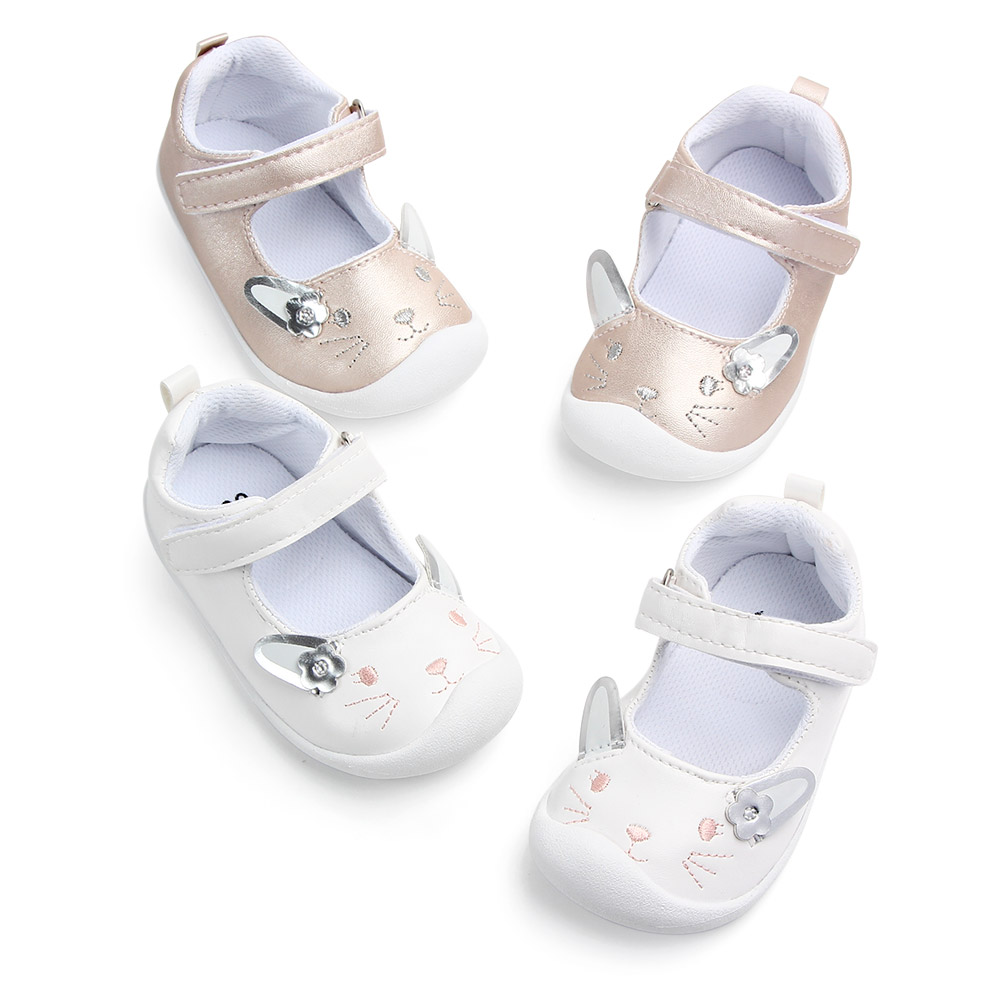 Kid Shoes Cute Animal Mary Jane Kitty Walking Shoes Children Shoes for Gilrs 1-3 Years Spring and Autumn Baby Casual Shoes 2023 Item Picture