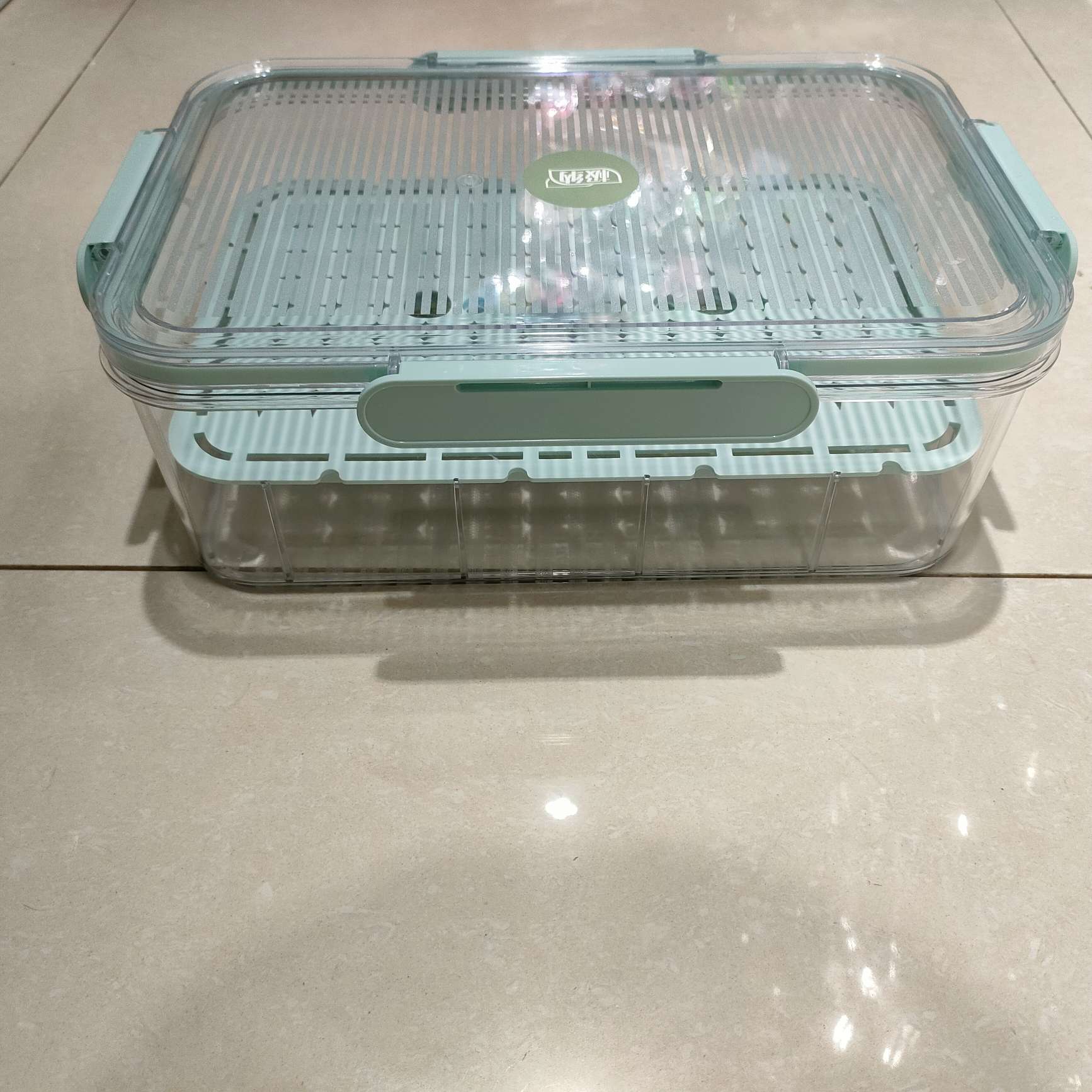 Refrigerator storage box, food-grade sealed preservation box, kitchen organization, fruit, vegetable and egg storage box, special for freezing details Picture