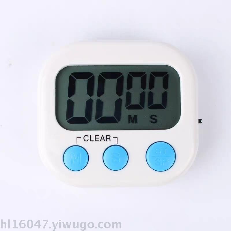 英文版数字计时器 厨房电子定时器 倒计时闹钟小号