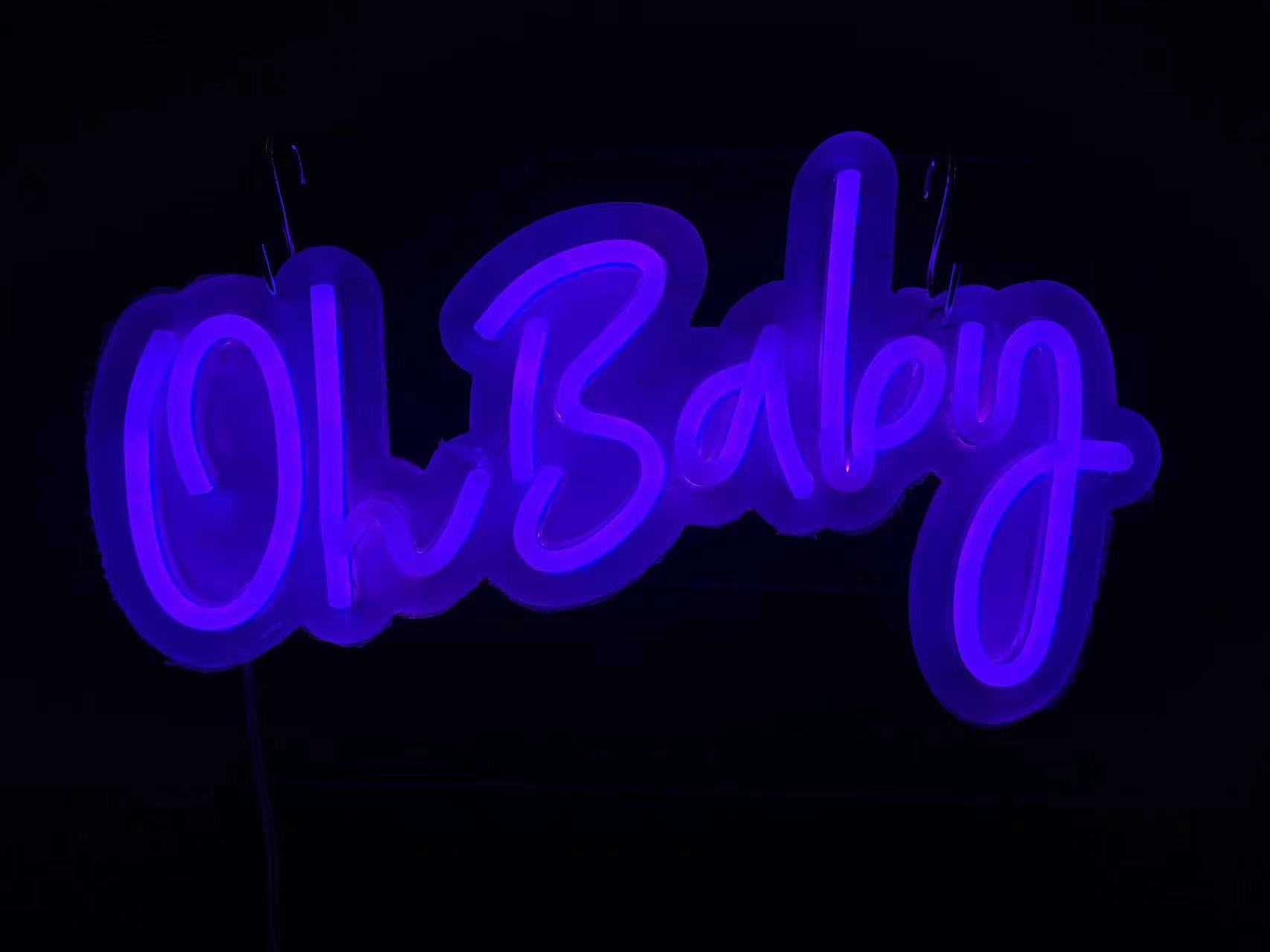 LED neon light design, English letter neon decorative lights, illuminated letter signs, acrylic lights, cross-border factory