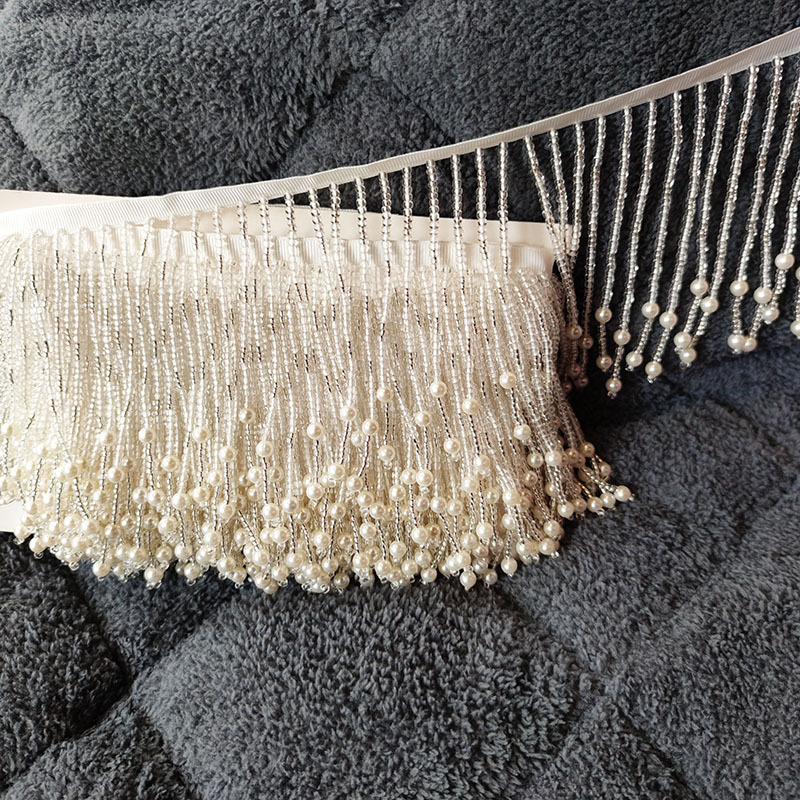 10CM wide double bubble beads, pink, black, gold and white four-color bubble beads falling randomly, 11CM conical hat, tassel lamp, skirt, curtain, Hanfu accessories pic 3