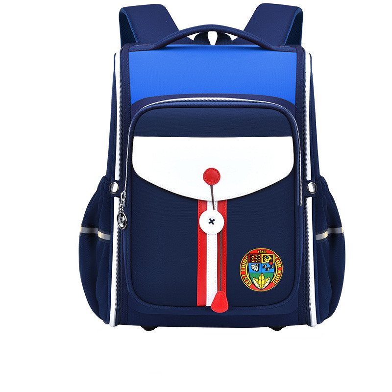 小学生书包1-6年级时尚一体式校园减负护脊儿童双肩包书包LZJ-3386