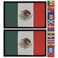 世界各国国旗战术魔术贴徽章臂章肩章帽徽墨西哥国旗标多种款式可咨询客服可来图来样订制可免费画图制版图