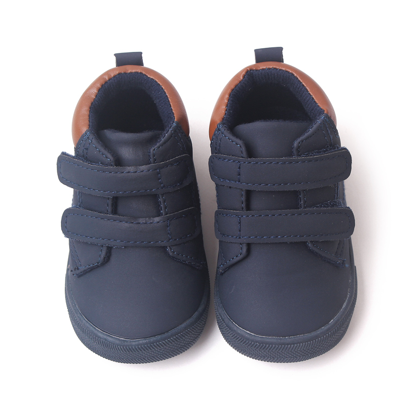 Kid Casual Shoes Rubber Sole Anti-slip Ankle-covered 1-3 Years Children Boys and Girls Outdoor Walking Shoes Fashion 2023 New Arrival details Picture