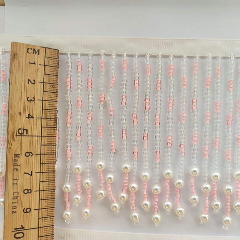 10CM wide double bubble beads, pink, black, gold and white four-color bubble beads falling randomly, 11CM conical hat, tassel lamp, skirt, curtain, Hanfu accessories pic 8