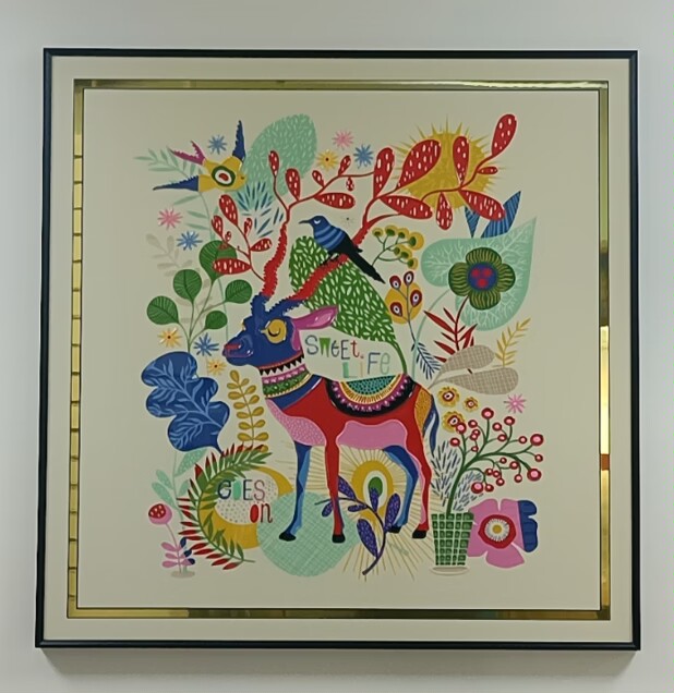 All Aluminum Home Decoration: Enamel Relief Arts And Crafts, The Selection Of Metal Aluminum Plate Material Carefully Made. Natural Embossing Process, The Three-Dimensional Effect Is More Natural And Exquisite. High Temperature Glaze Sealing Process, Fine And Pure Color
