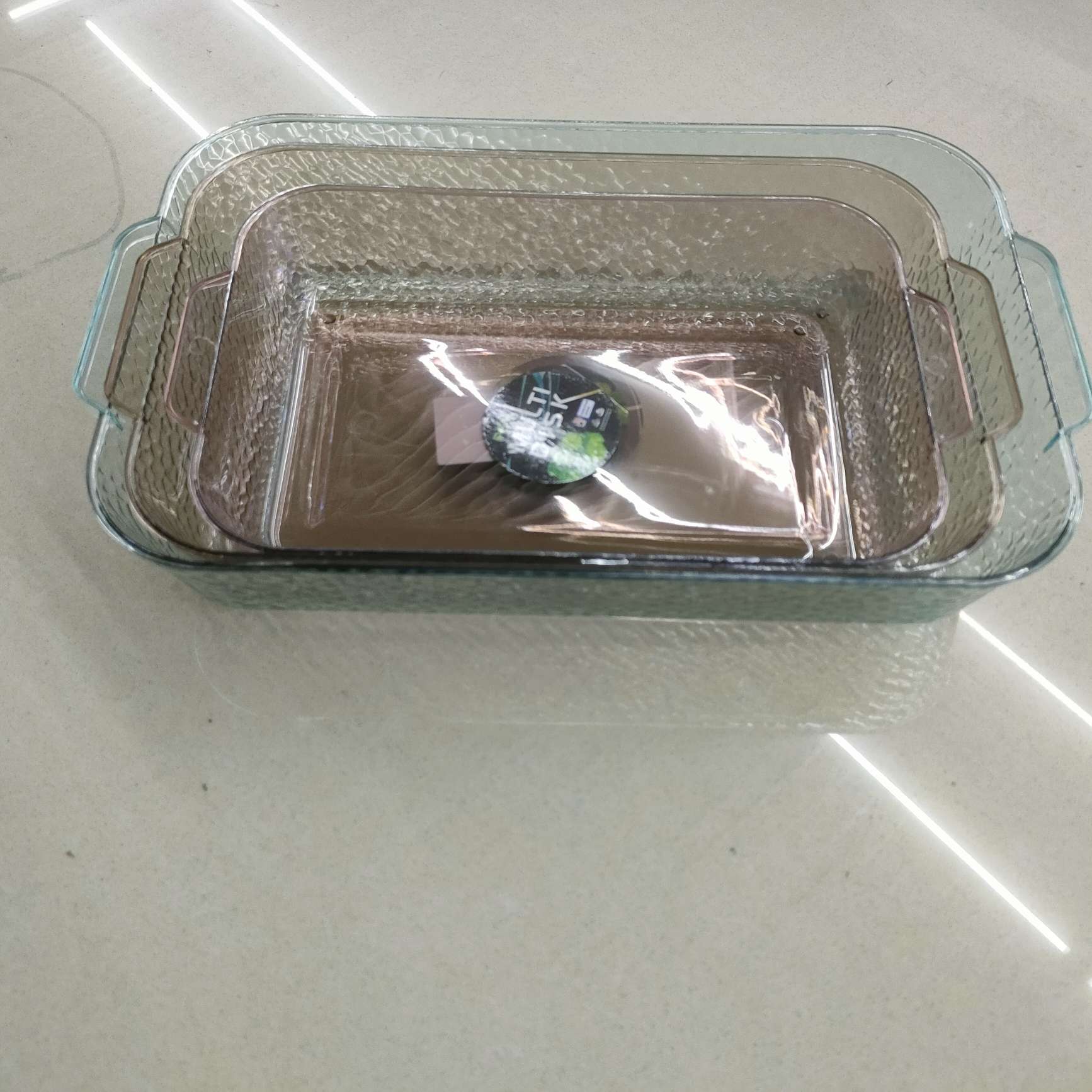 网红ins轻奢风托盘长方形家用放茶水杯子组合套装塑料水果盘创意