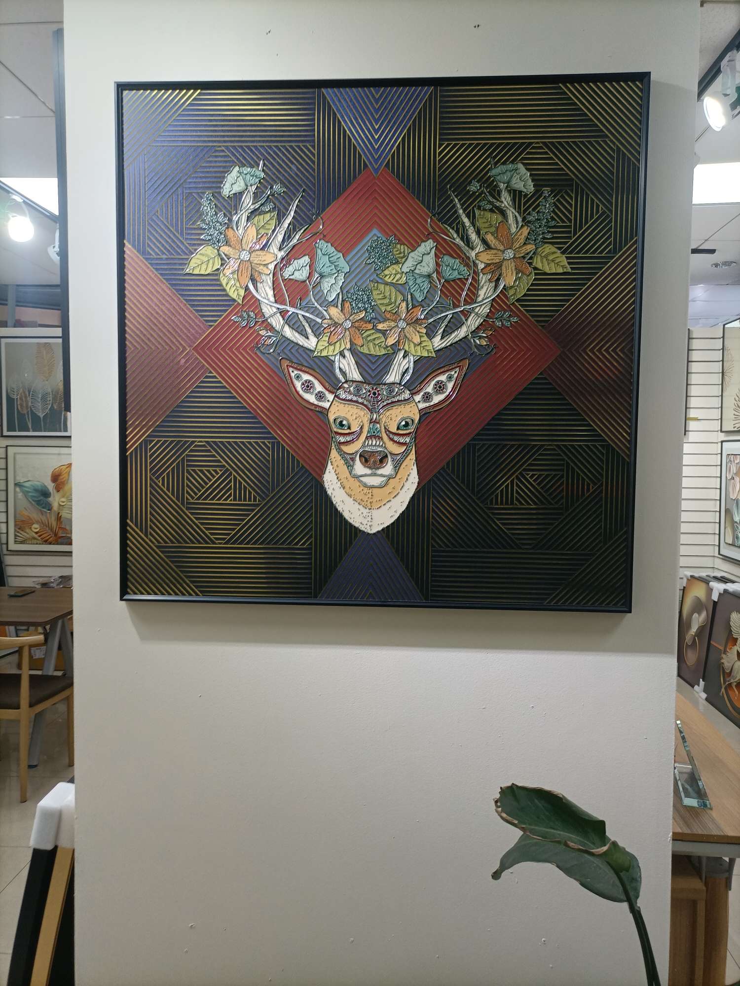 All Aluminum Home Decoration: Enamel Relief Arts And Crafts, The Selection Of Metal Aluminum Plate Material Carefully Made. Natural Embossing Process, The Three-Dimensional Effect Is More Natural And Exquisite. High Temperature Glaze Sealing Process, Fine And Pure Color Specification drawing