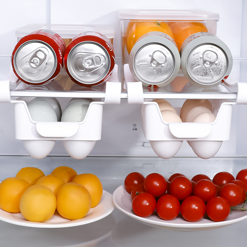 悬挂式冰箱鸡蛋收纳/6格水果鸡蛋盒厨房整产品图