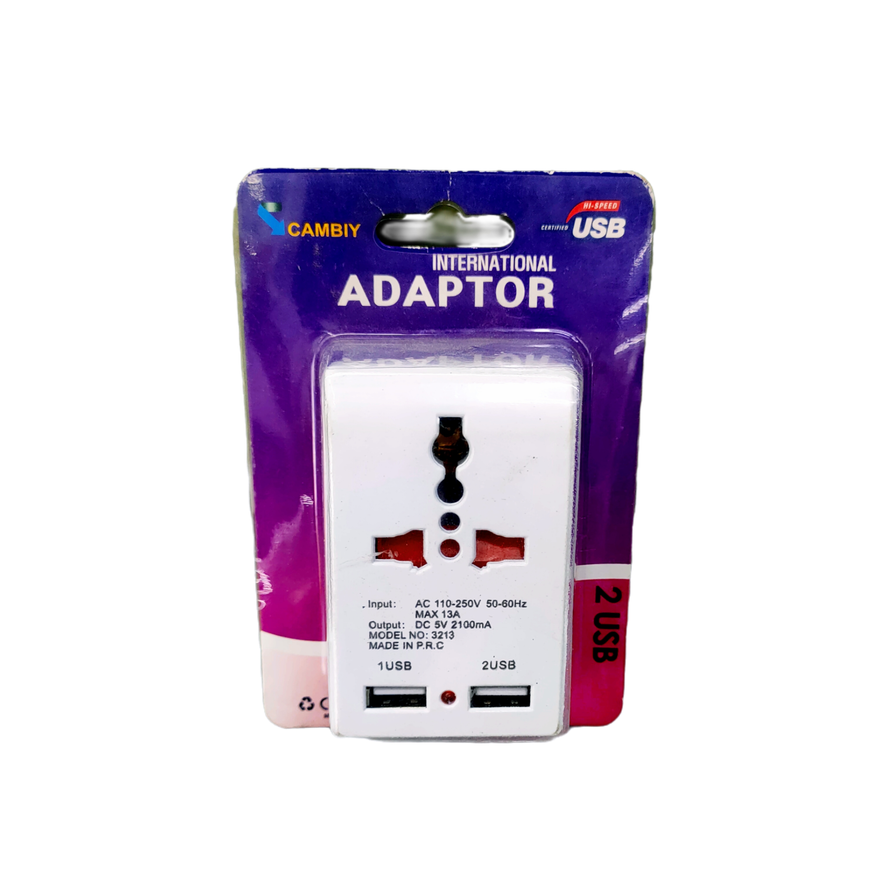 American-style to 2-USB adapter for electrical products pic 5