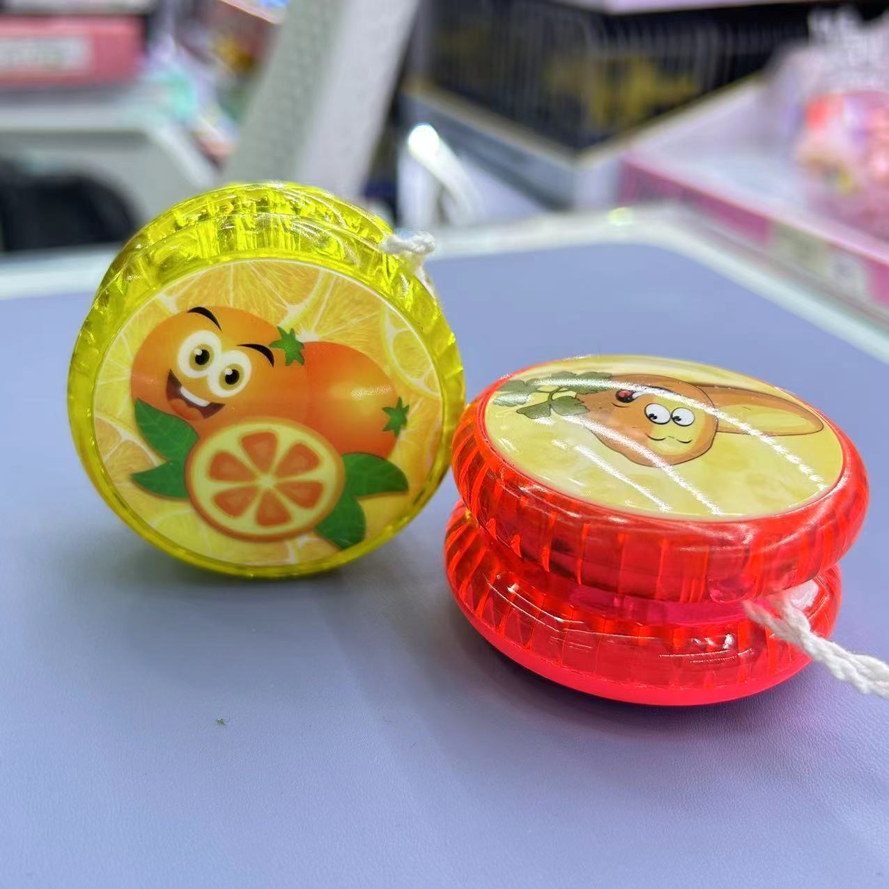 ترويج هدايا للأطفال من "يويو" من الخضروات والفواكه مع لعب أطفال ملونة بالضوء الدايود المبتعث للضوء Application Scenario