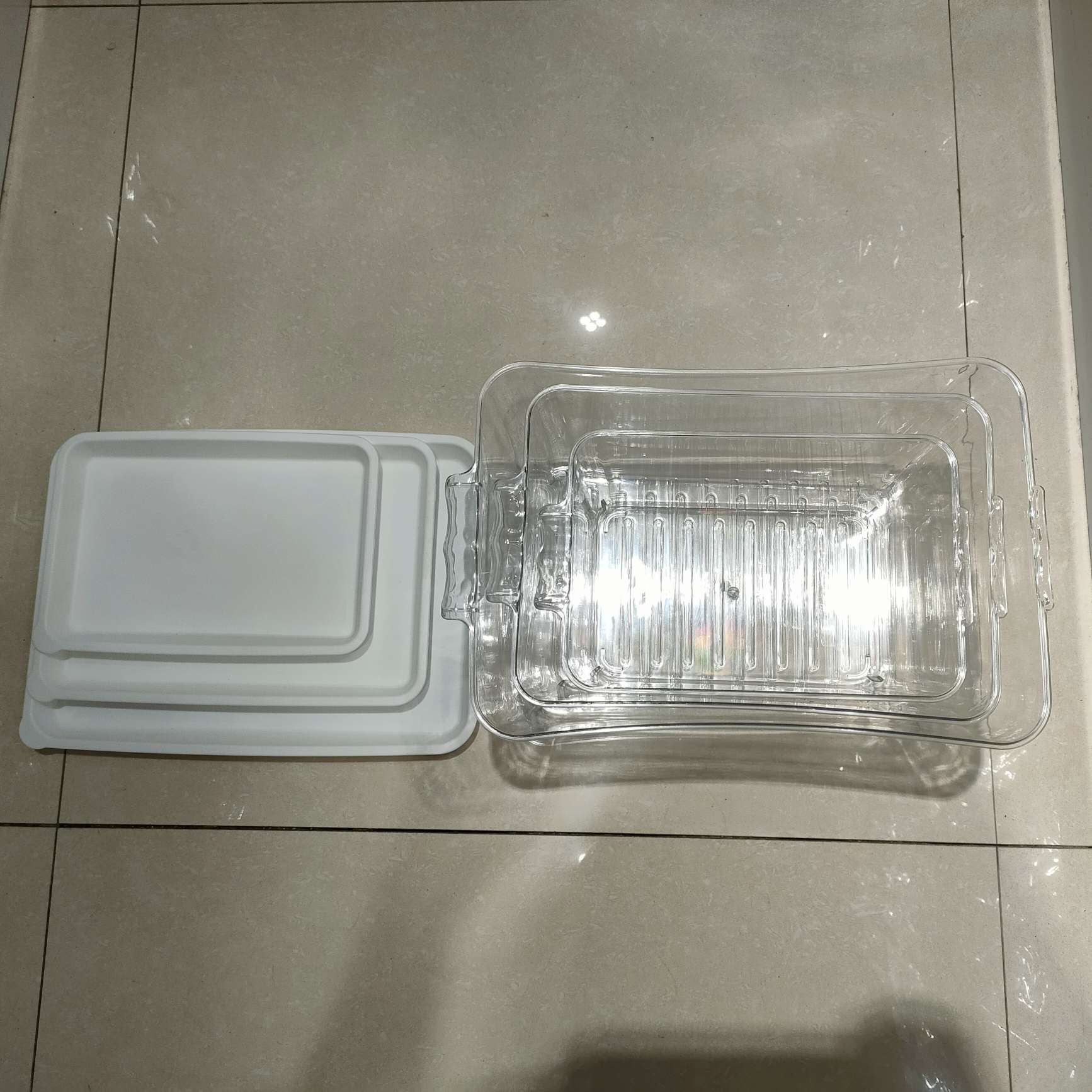 صندوق ثلاجة، صندوق اللحم المجمد، علبة طعام للمطبخ Specification image