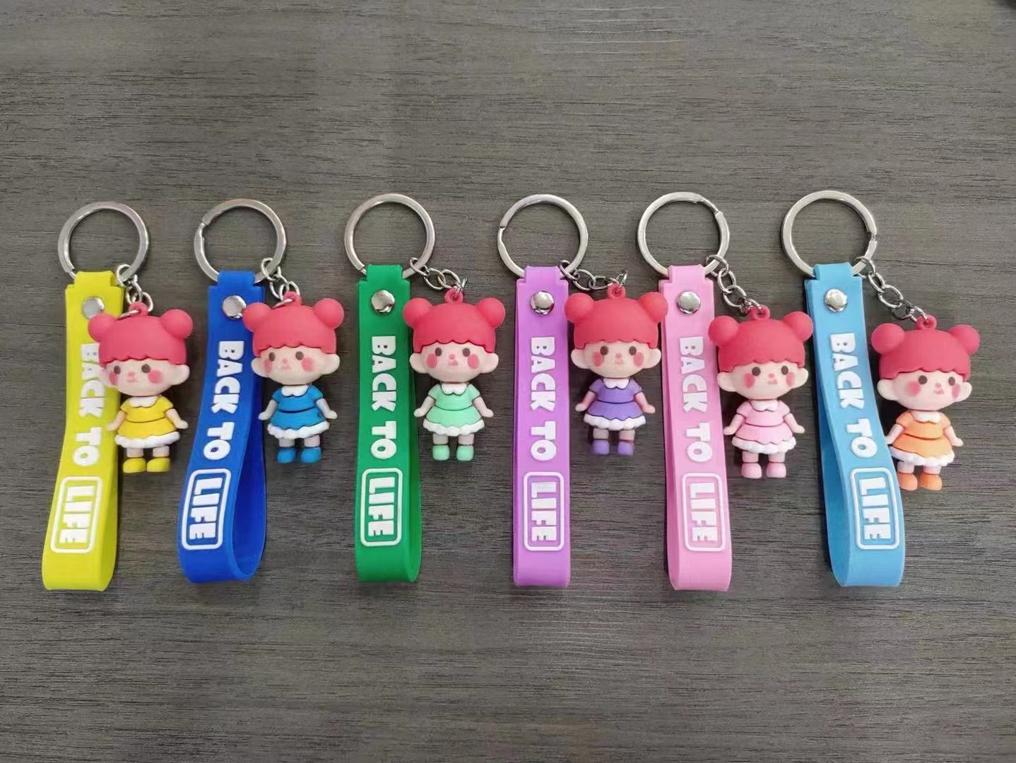 冰淇淋 女孩钥匙扣卡通动漫玩具书包挂件创意手办周边小礼品详情1