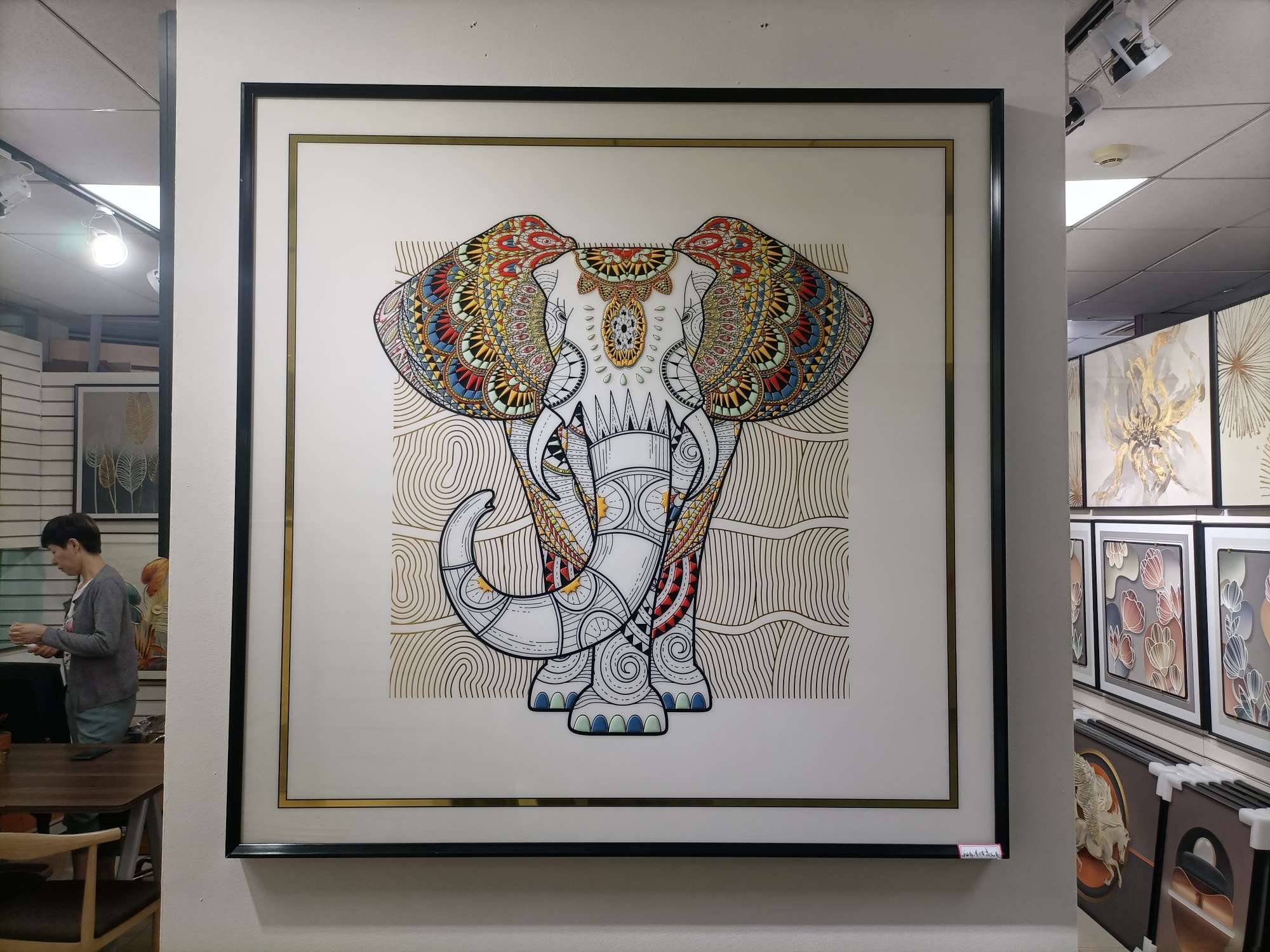 All Aluminum Home Decoration: Enamel Relief Arts And Crafts, The Selection Of Metal Aluminum Plate Material Carefully Made. Natural Embossing Process, The Three-Dimensional Effect Is More Natural And Exquisite. High Temperature Glaze Sealing Process, Fine And Pure Color details Picture