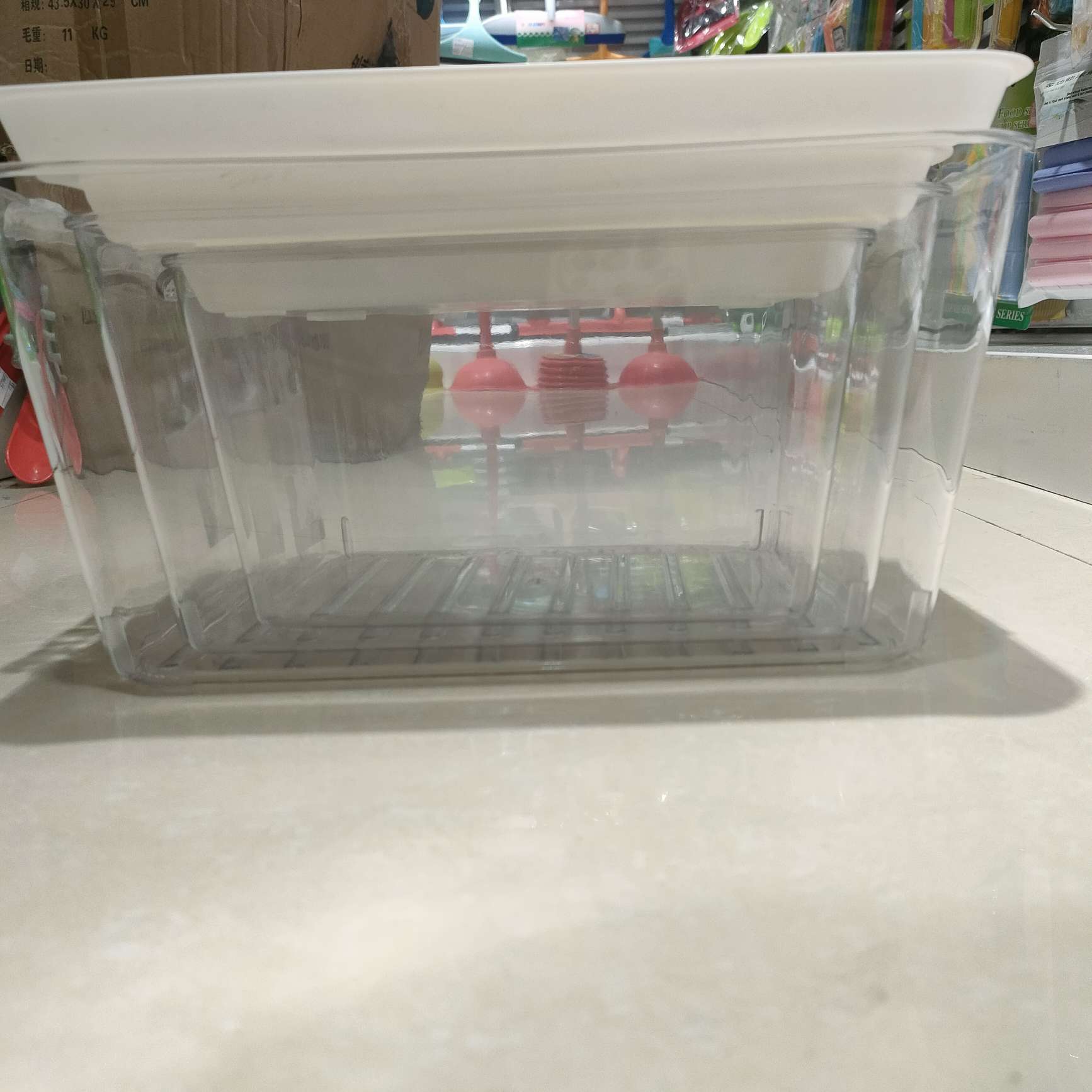 Refrigerator storage box, food-grade special freezing and preservation box, frozen meat compartmentalized box, kitchen food compartmentalized equipment and vegetable box