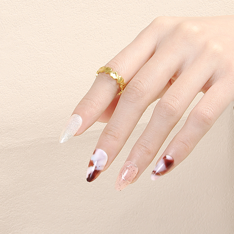 New 30-piece nails in stock, intellectual and elegant wearable nails, fashionable and high-end, a popular European and American fake nail strap tool kit Application Scenario