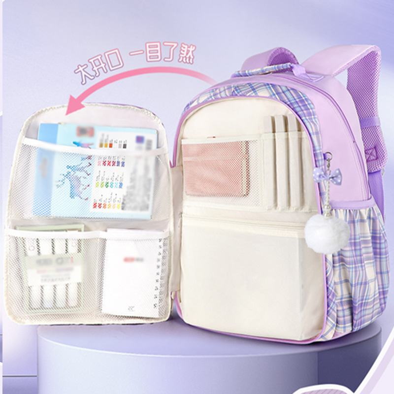 Faber Baodi 8829 senior girls college style leisure bag Specification drawing