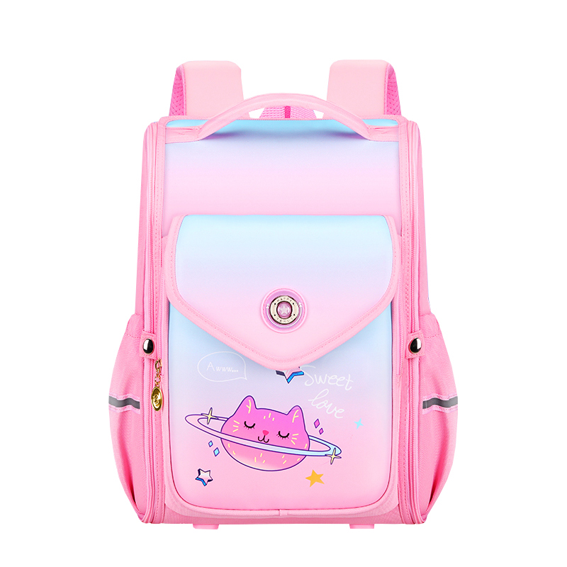 小学生书包136年级高颜值一体式减负护脊儿童双肩包书包LZJ-3346