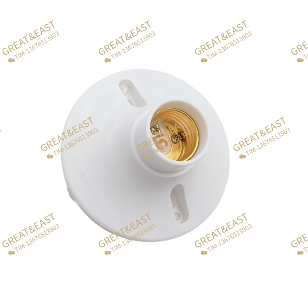 Circular plastic roof lamp cap for electrical products Item Picture