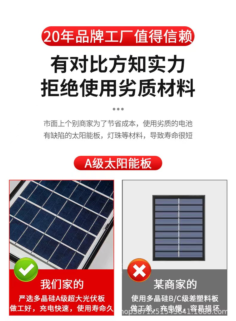 一体式太阳能路灯人来灯亮带雷达人体感应庭院灯乡村道路照明路灯详情4