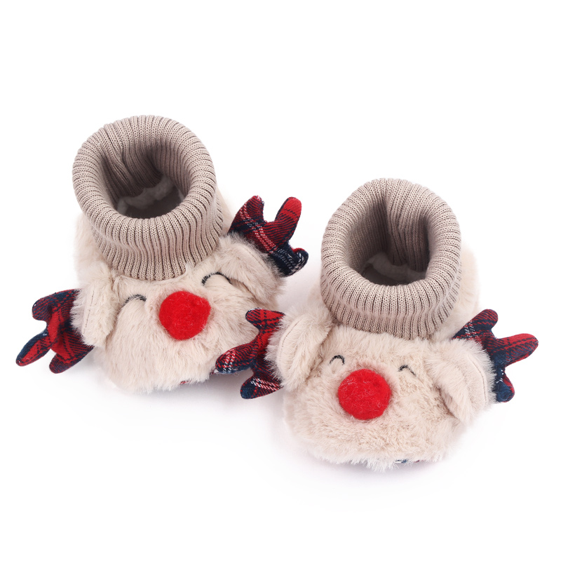 Baby Prewalking Shoes Christmas Baby Sock Shoes Cute Animal Toddler Indoor Floor Sock Shoes 2023 New Arrival Fashion Baby Shoes details Picture