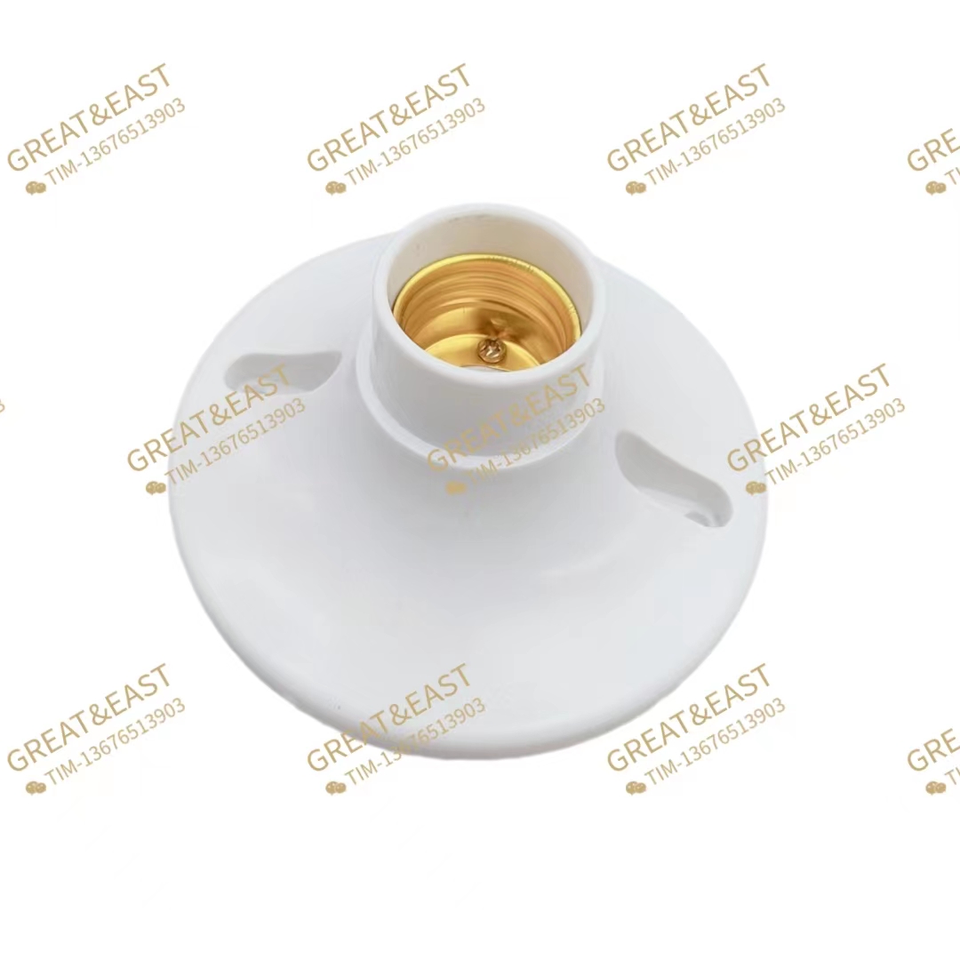 Circular plastic roof lamp cap for electrical products