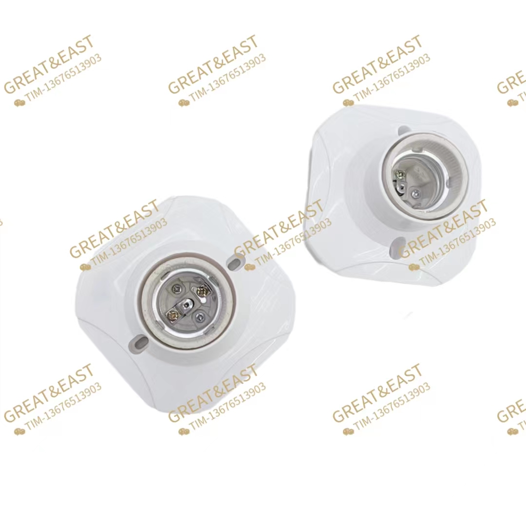 Quadrilateral plastic roof lamp cap for electrical products Item Picture