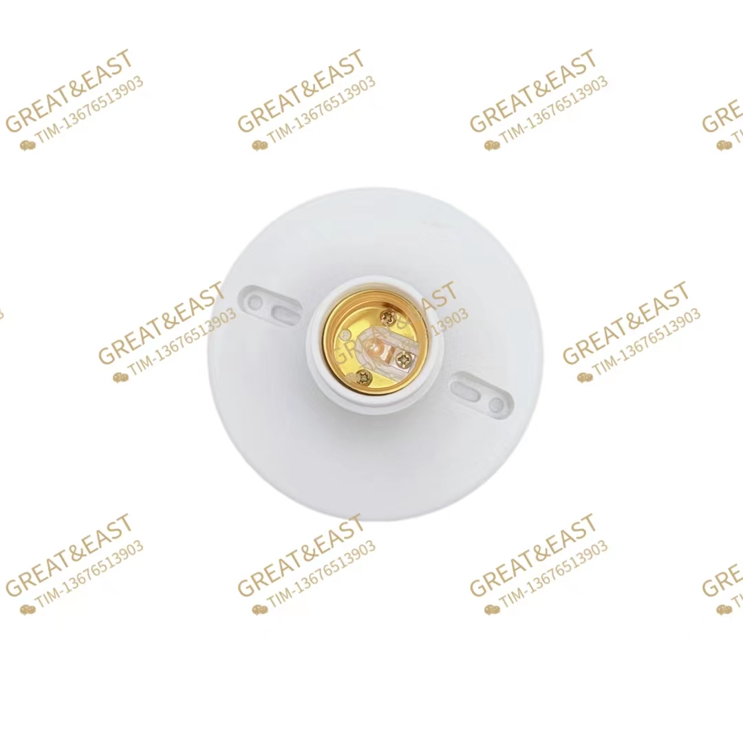 Circular plastic roof lamp cap for electrical products details Picture
