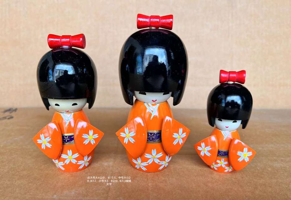 日本和服娃娃木娃木偶日本人形摆件礼品开业旅游纪念品日本旅游回