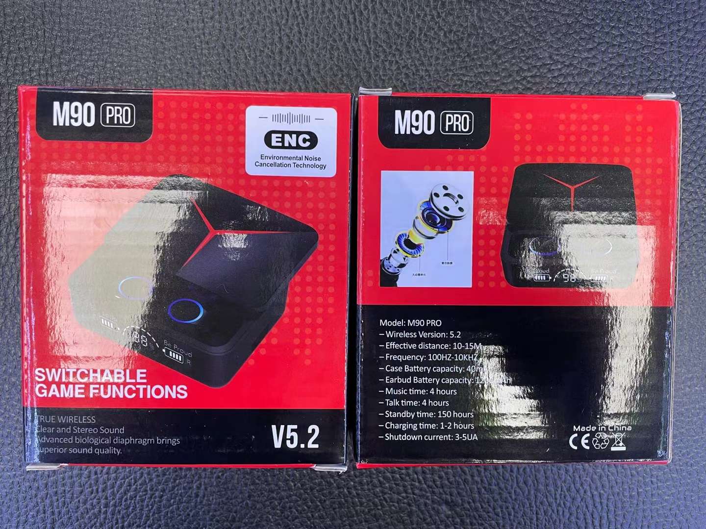 M90PRO cabin push-pull Bluetooth headset /R19Pro cabin push-pull Bluetooth headset with light full figure